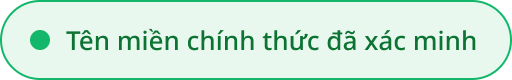 Tên miền chính thức đã xác minh